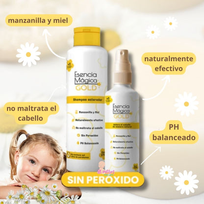 CLARAKIDS-CABELLO CLARO  CON BRILLO