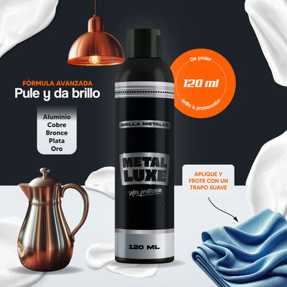 Metal Luxe - ¡Devuélvele el brillo a tus metales en segundos! - 2 Unidades