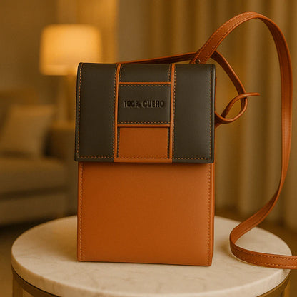 Bolso Valmara - 100% cuero, diseño compacto y con clase