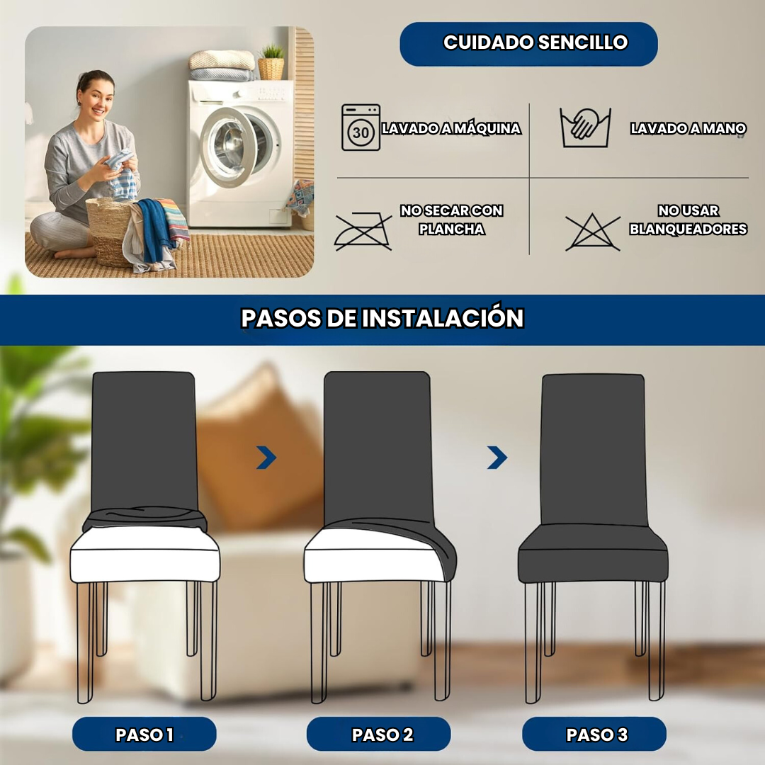 Protector para Sillas - Combo x 4 Unidades