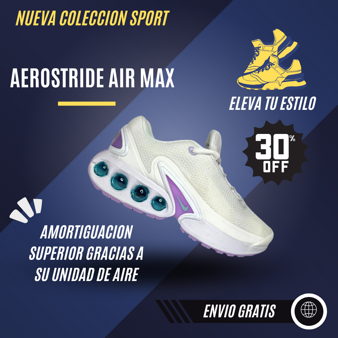 AEROSTRIDE AIR MAX - CONFORT Y ESTILO