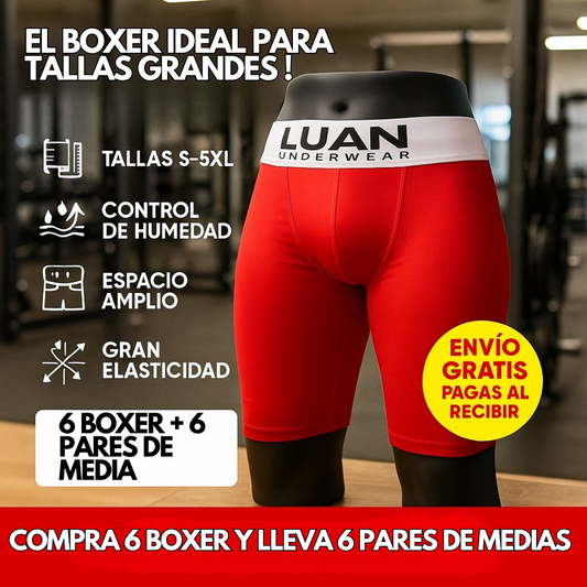 Boxer Luan UnderWear® - Extralargo Media Pierna